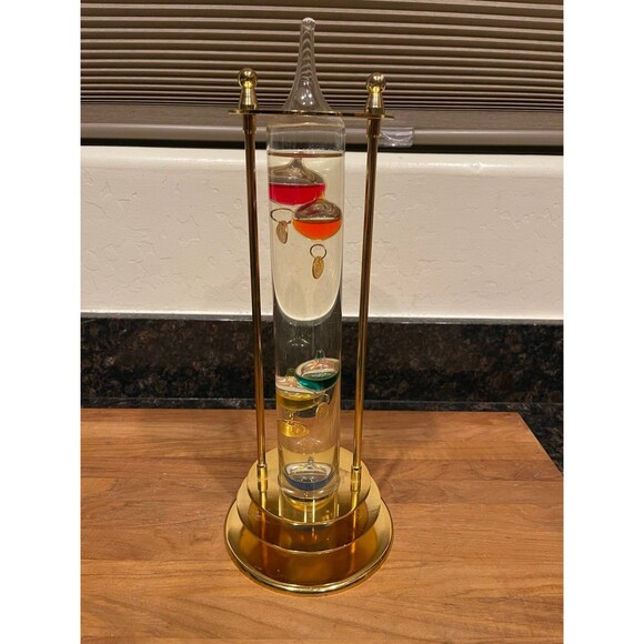 Vintage retro Galileo Thermometer - Picture 1 of 6